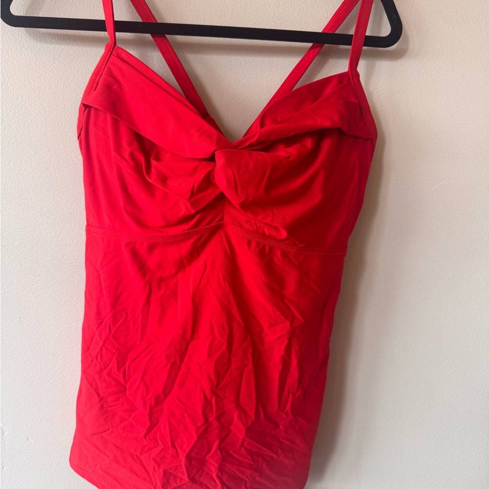 Athleta Red Bikini Top
